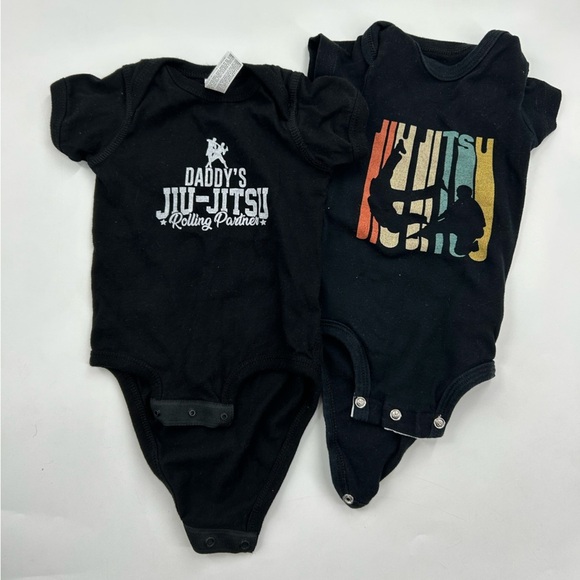 Other - Black Jiu-Jitsu Themed Baby Onesies Set